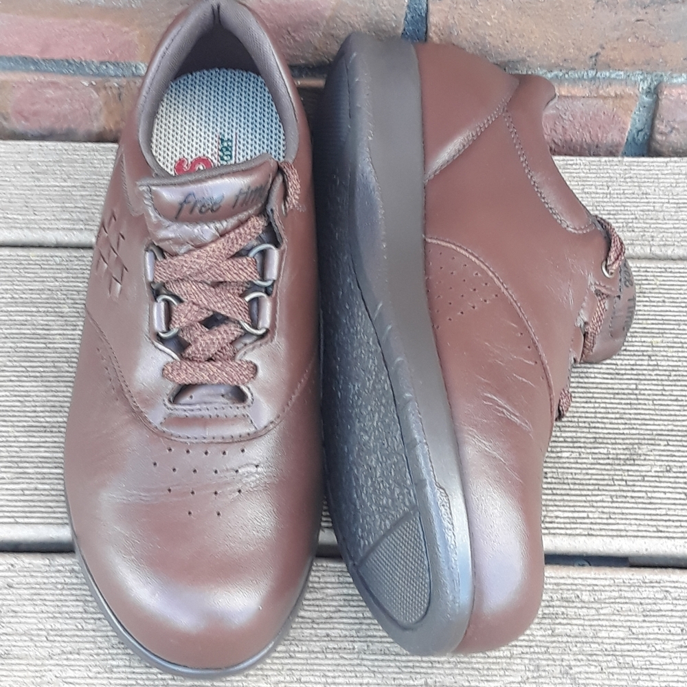 SAS Women's Free Time Walking Shoes - Size 7 1/2 W Comfort Genuine Leather Shoes - Picture 5 of 12